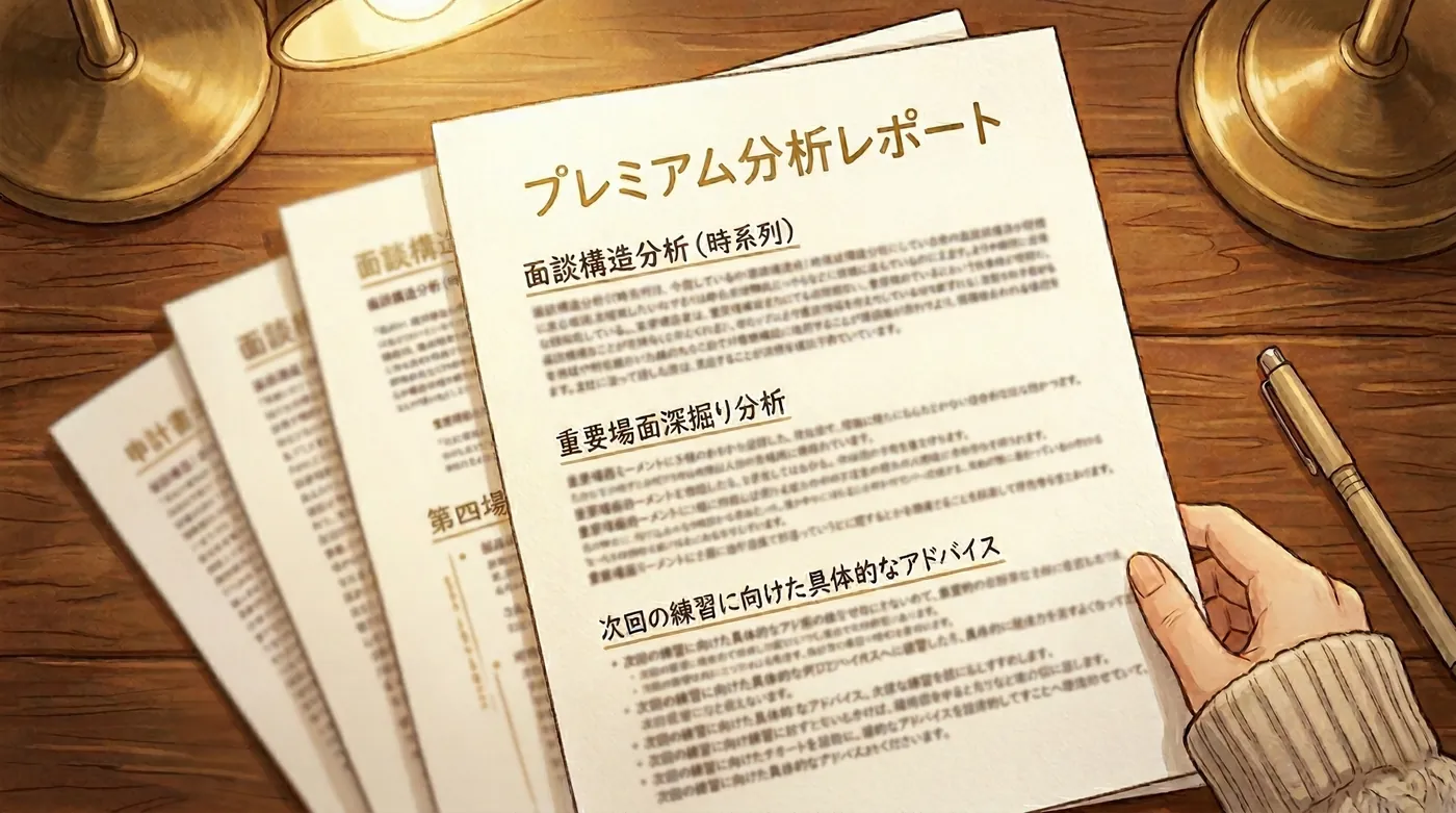 プレミアム分析レポートのイメージ